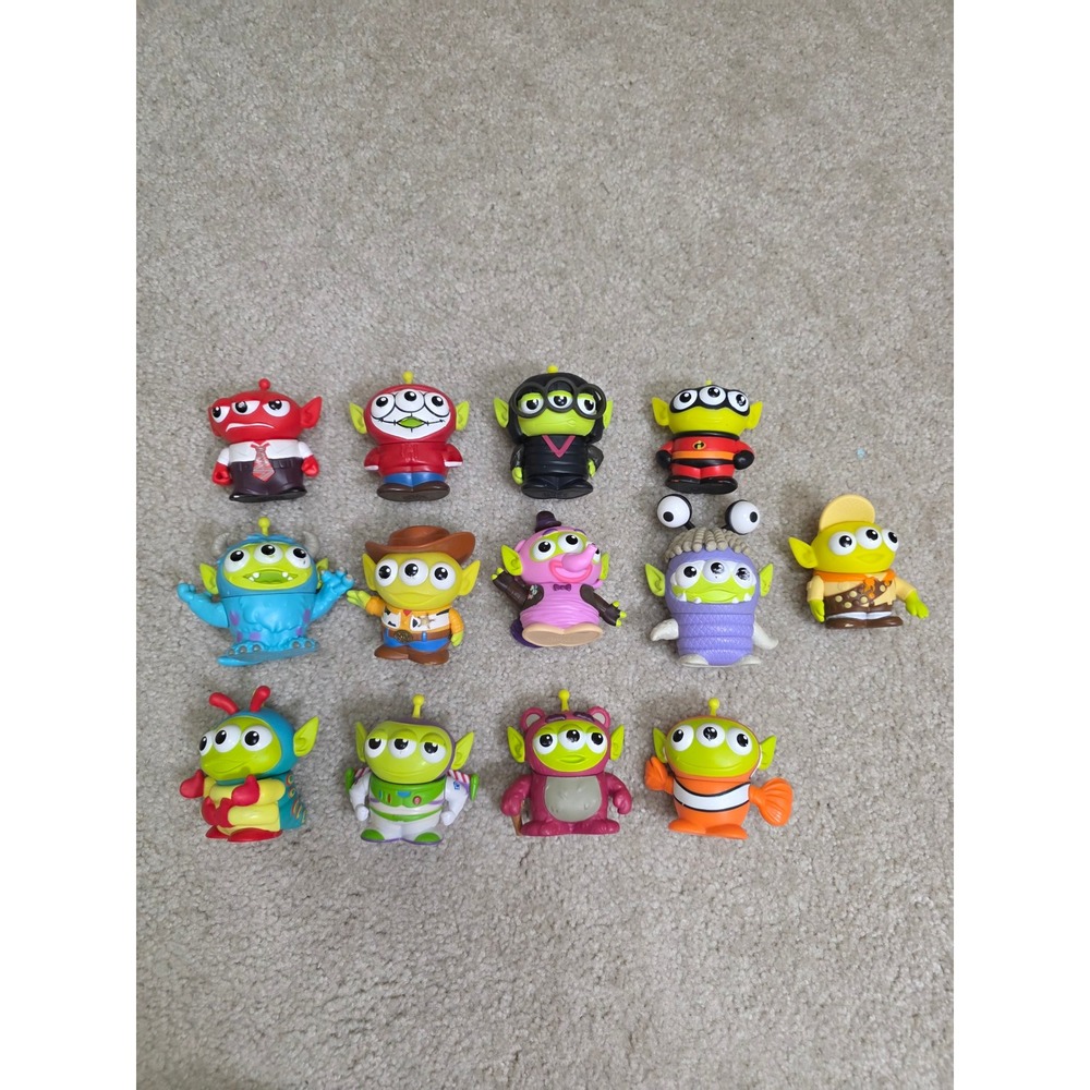 Disney Pixar Alien Remix Mattel Vinyl Figure Lot 13pc Woody Buzz Sulley Nemo